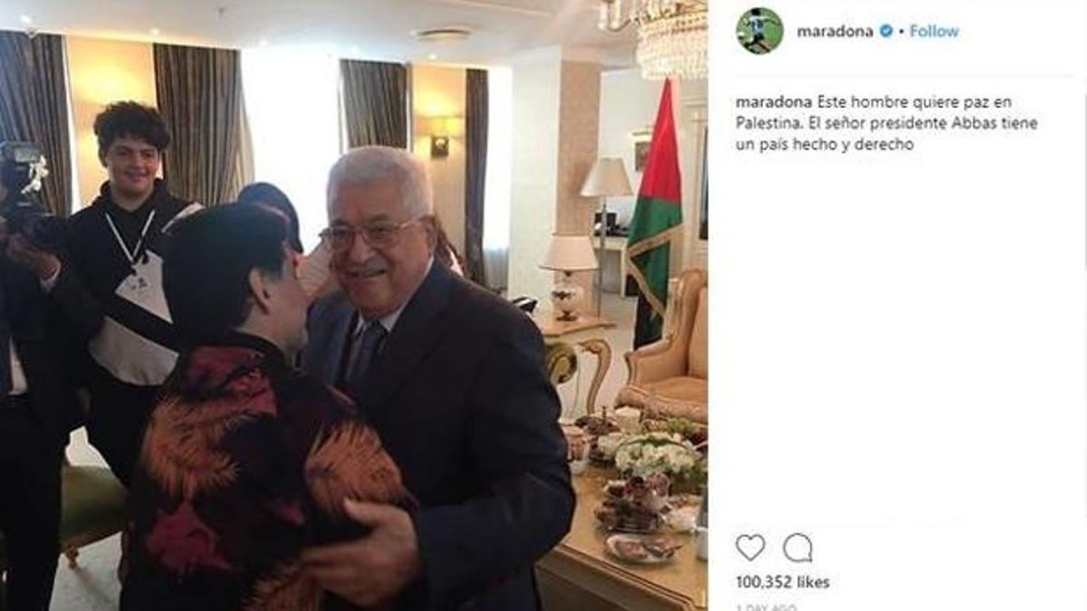 Diego Maradona: Ben bir Filistinliyim