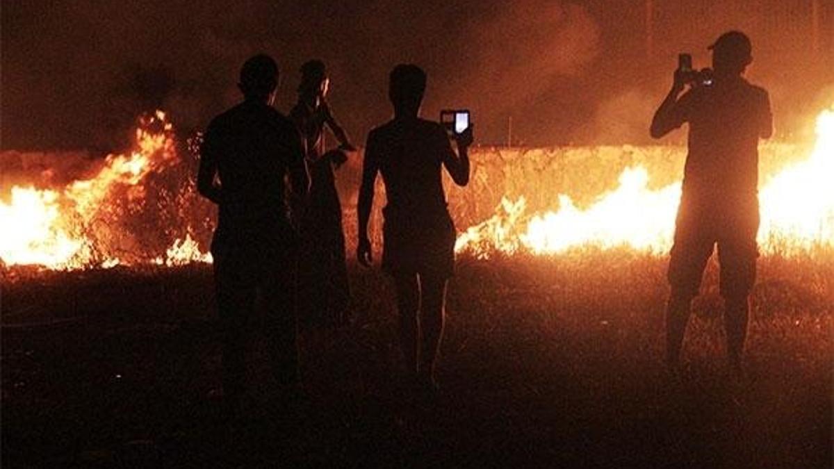 Bodrum'da korku dolu anlar! Mahalle sakinleri...