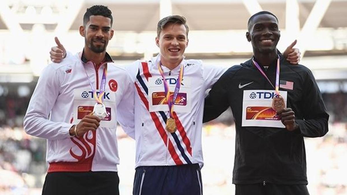 Milli atlet Copello ikinci oldu