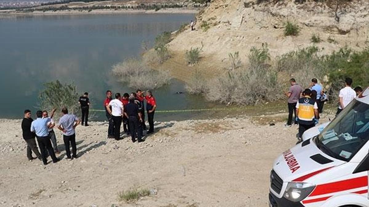 Denizli'de barajda erkek cesedi bulundu