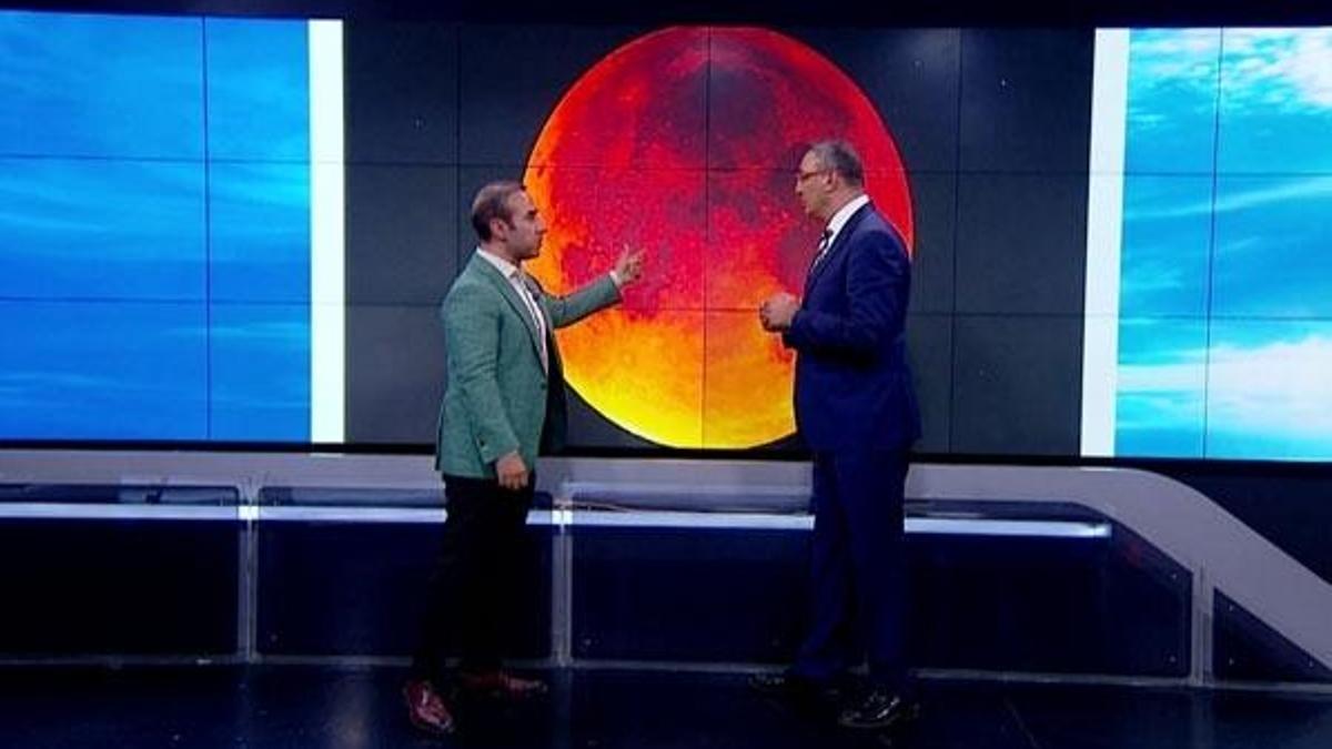 Canlı yayında ilginç anlar