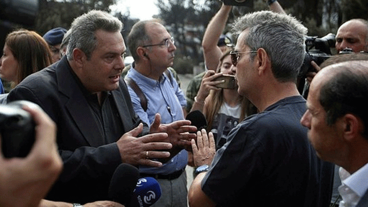 Yunan bakan yangın için bölge sakinlerini suçladı