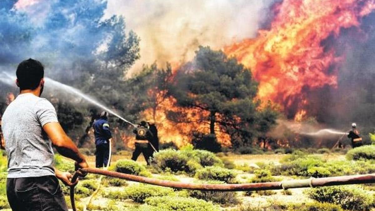 Rüzgarı arkanıza alarak kaçın