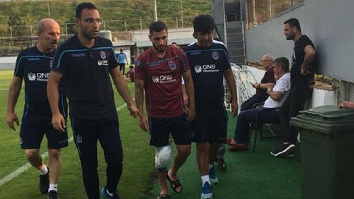 Gözyaşlarıyla idmanı terketti