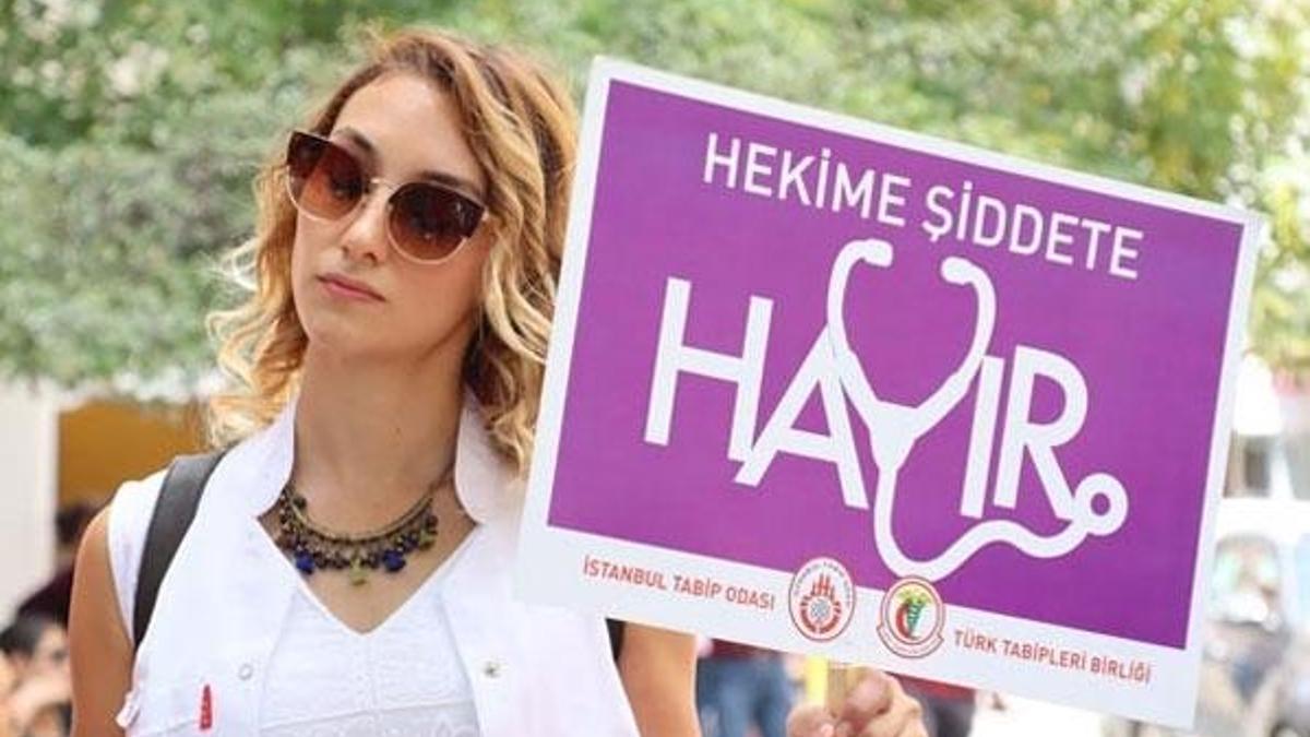 Giresun’da açığa alınan doktora destek eylemi
