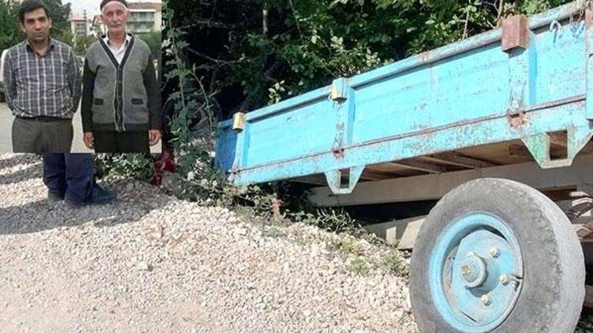 Devrilen traktördeki amca - yeğen öldü