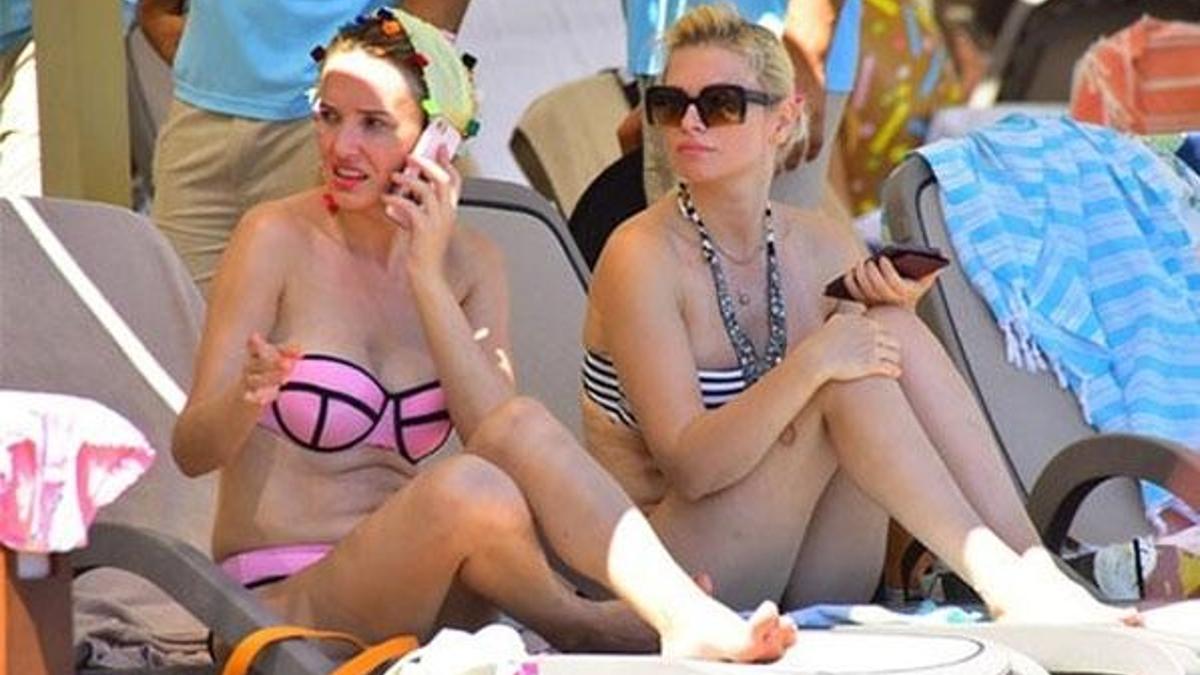 Bodrum'da saç saça baş başa kavga ettiler!