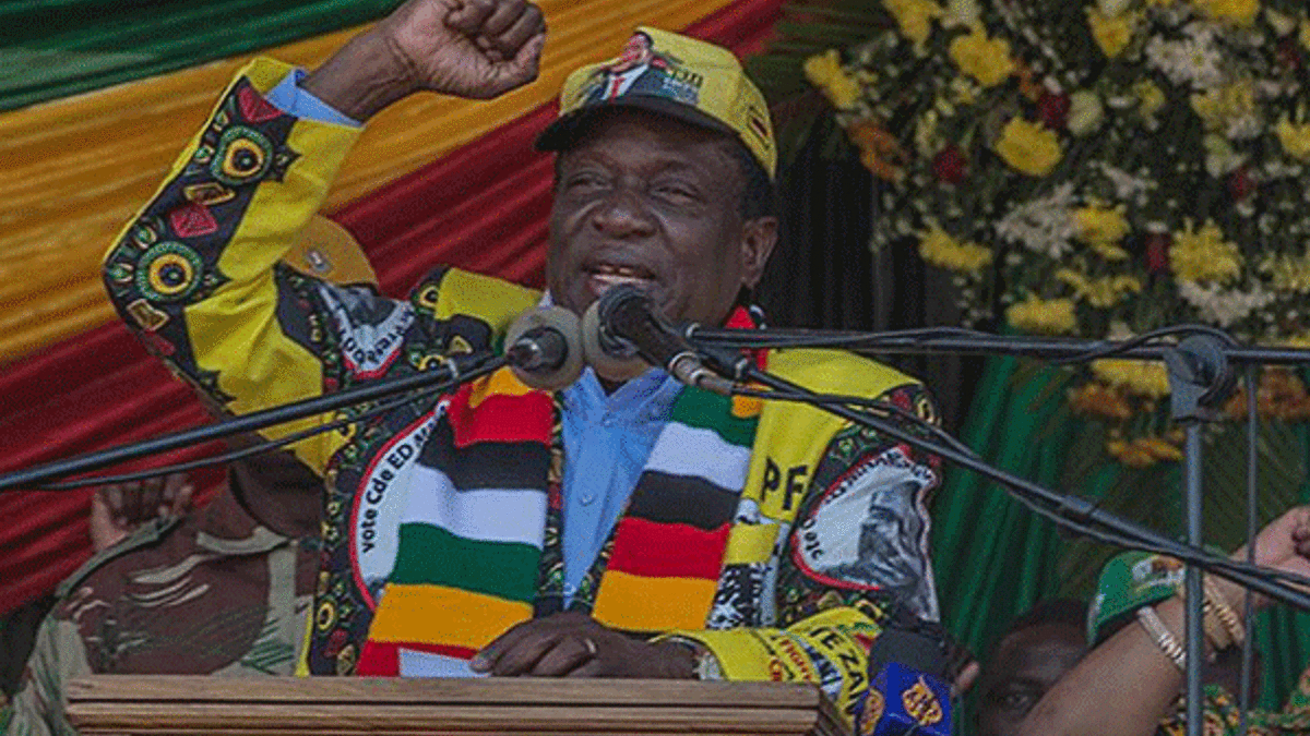 Zimbabve'de seçimi Mnangagwa kazandı