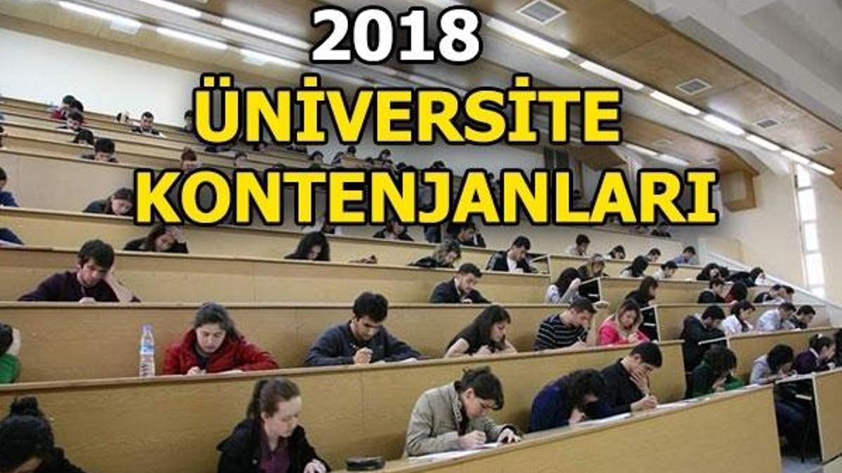 YKS tercihleri ne zaman başlıyor? 2018 Üniversite kontenjanları