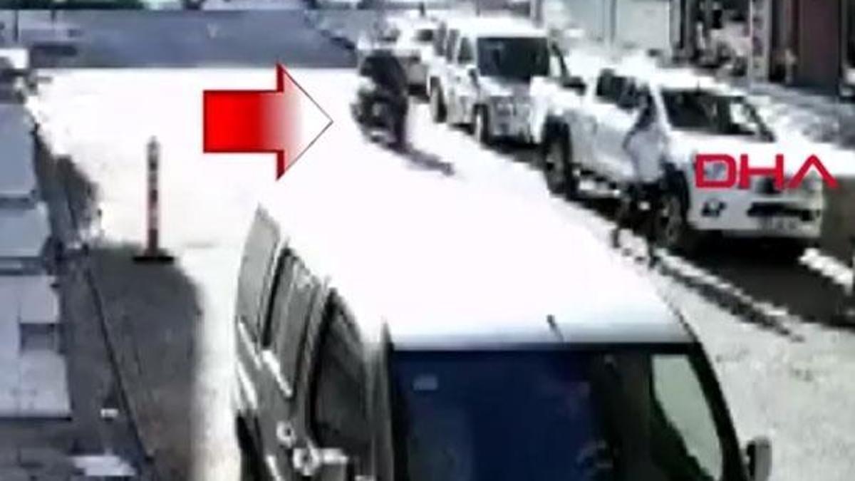 Devrim öğretmeni tekmeleyen motosikletli saldırgan yakalandı