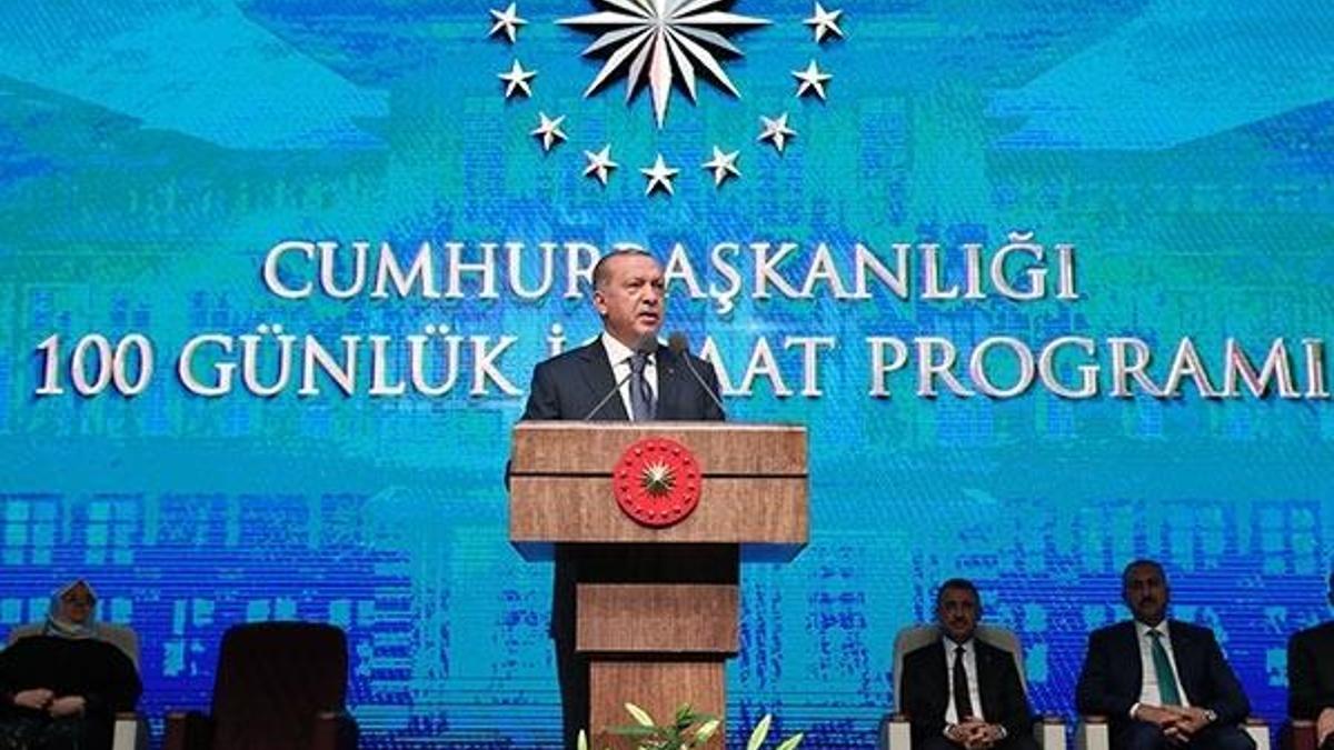 Cumhurbaşkanı canlı yayında 100 günlük icraat programını açıkladı
