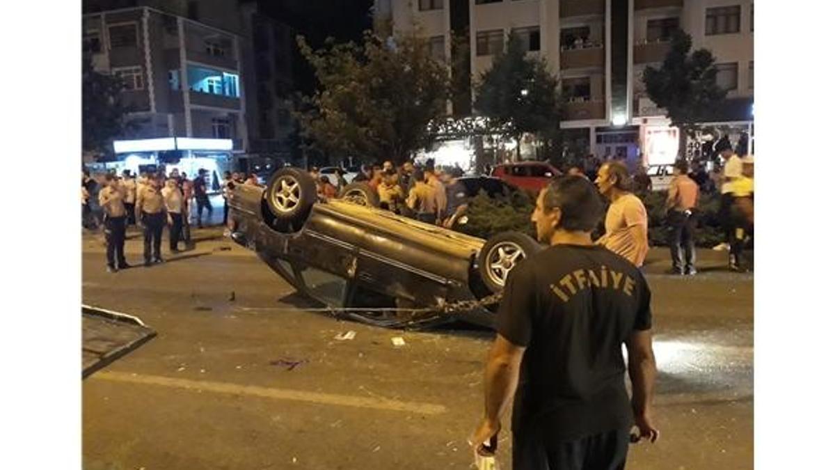 Samsun'da zincirleme trafik kazası
