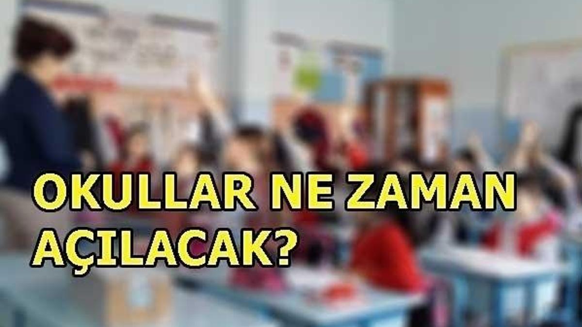 Okullar ne zaman başlayacak? MEB yeni dönem çalışma takvimi