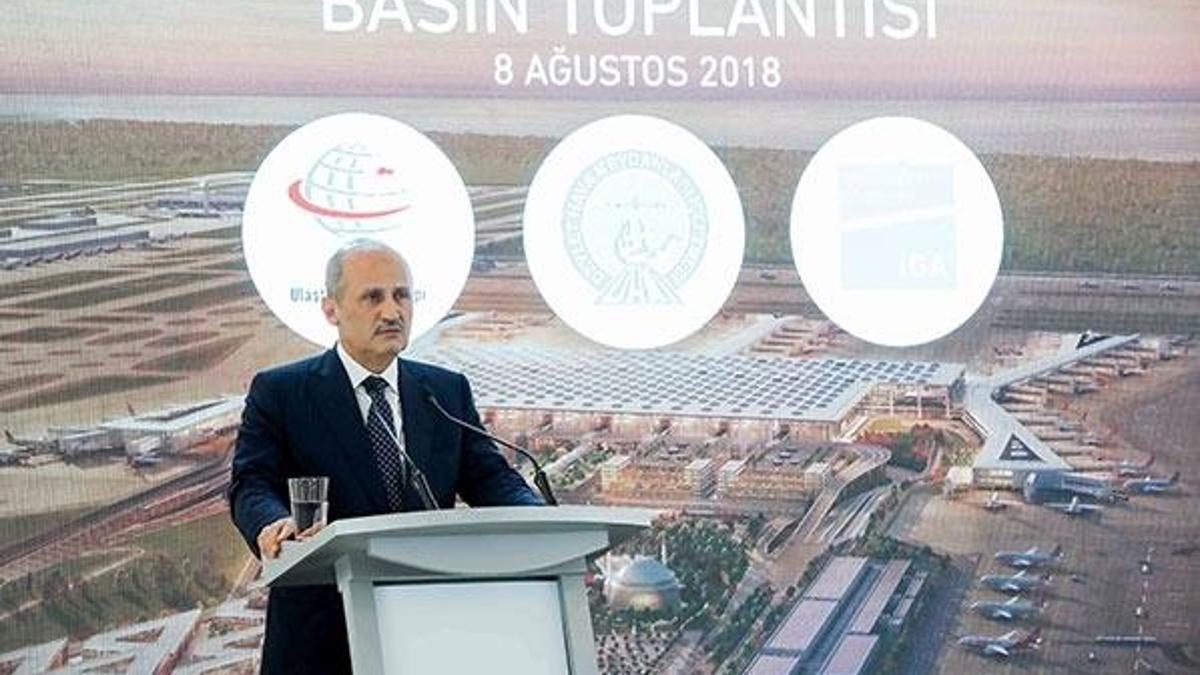 Bakan Turhan'dan İstanbul Yeni Havalimanı açıklaması