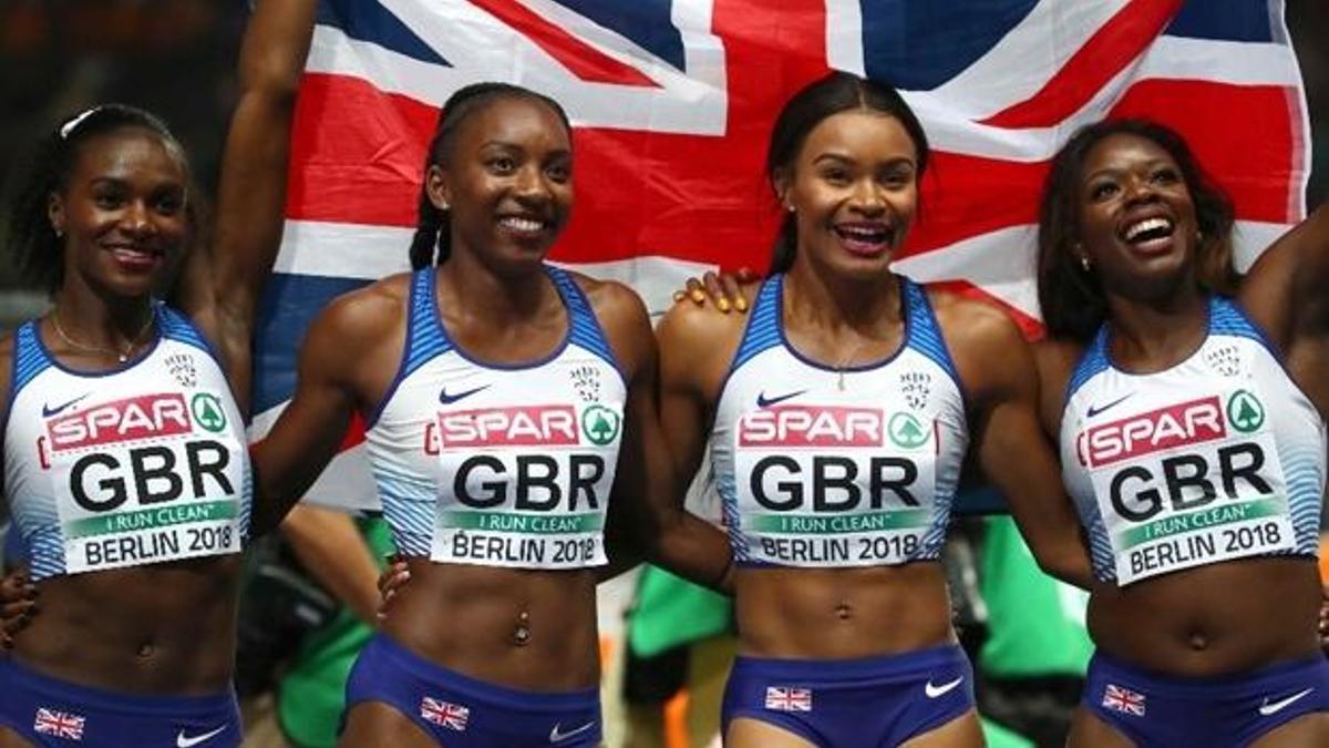 Kadınlar 4x100 metrede altın madalya Büyük Britanya'nın