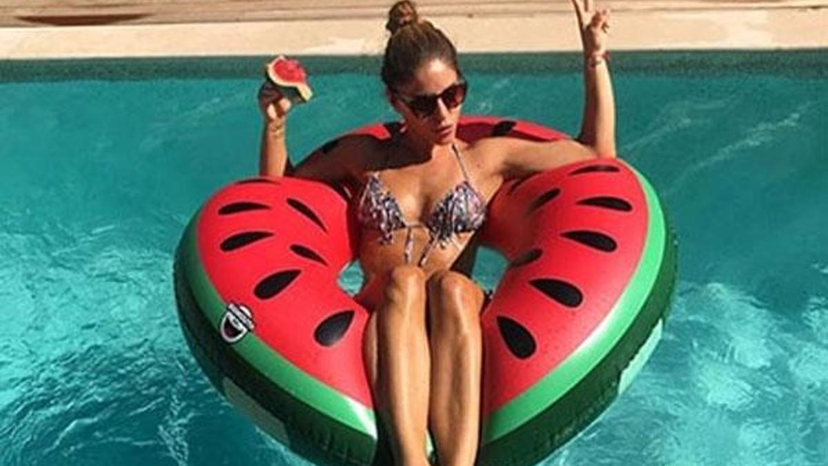 Irmak Ünal'ın karpuz keyfi