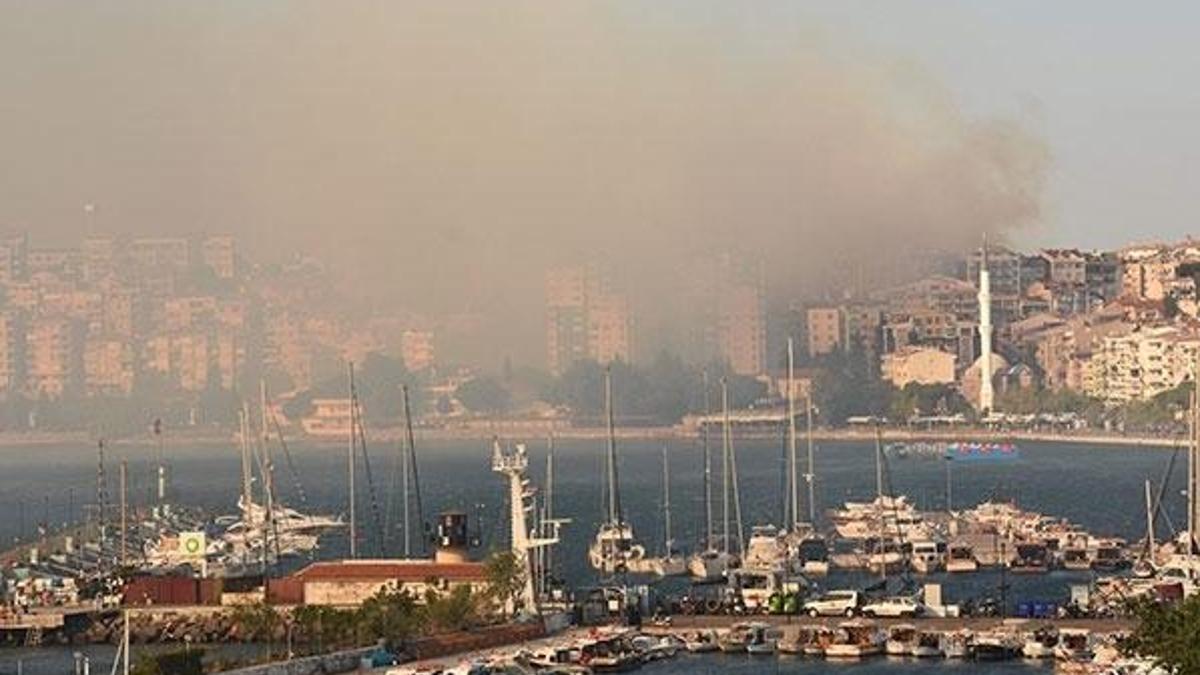 Çanakkale'de yangın!
