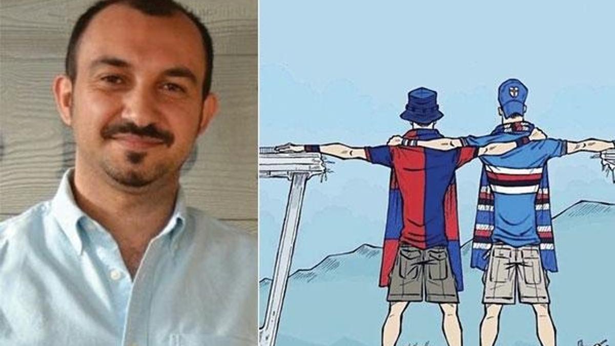 Türk karikatürist  İtalya’yı birleştirdi