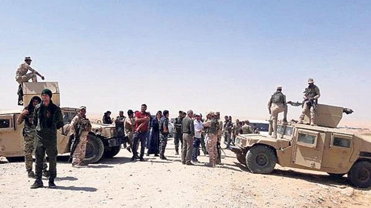 Terörist cenazesine Irak ordusu engeli