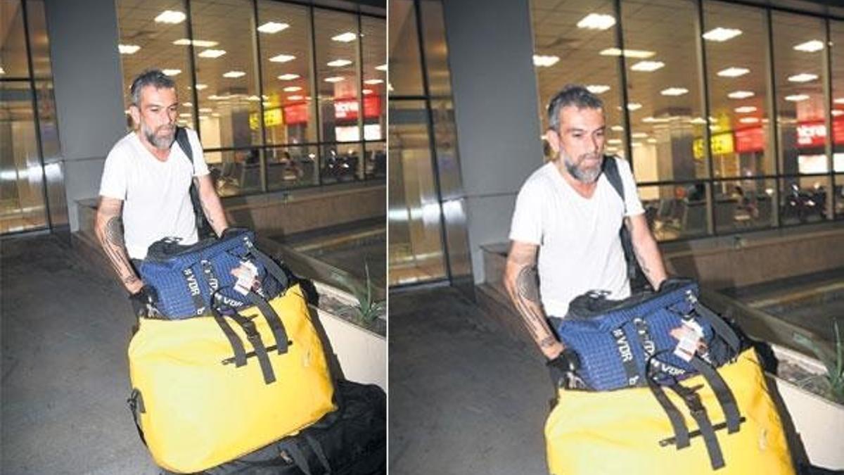 Bavulları zor taşıdı