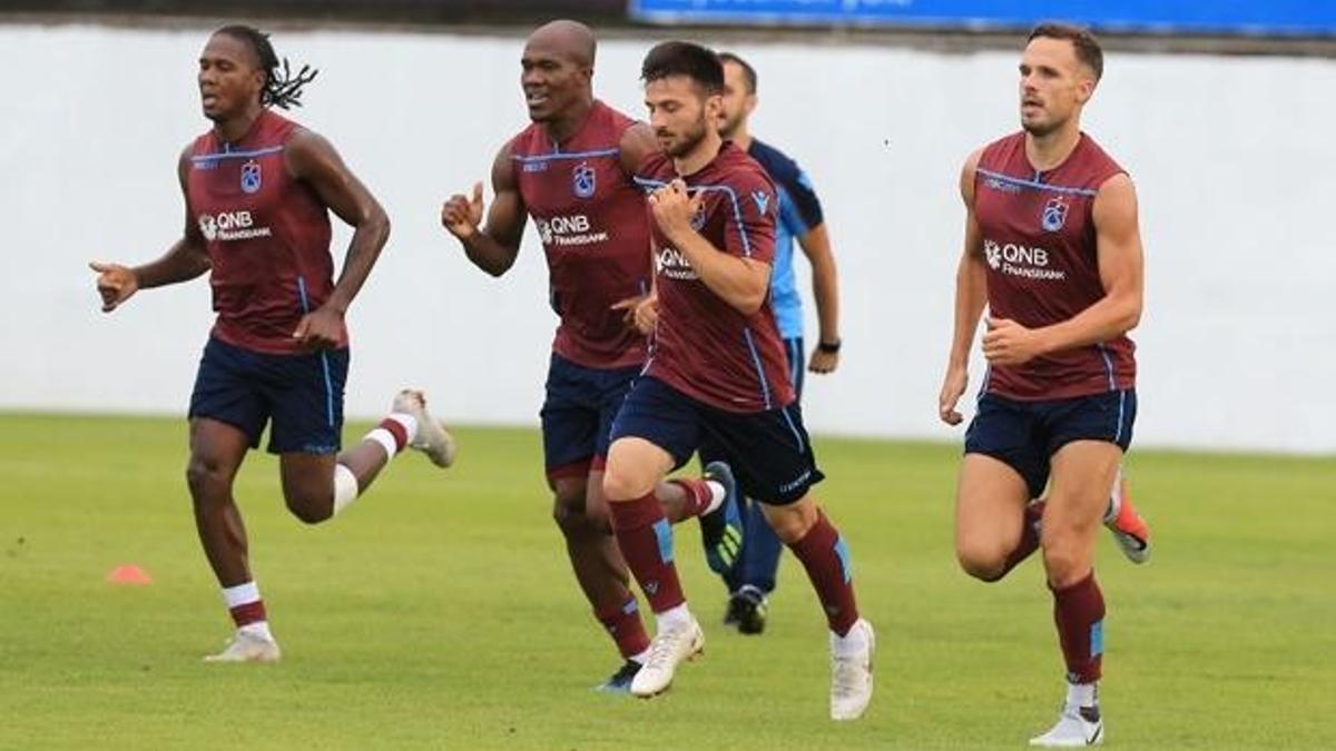 Trabzonspor, Galatasaray maçı hazırlıklarını sürdürdü