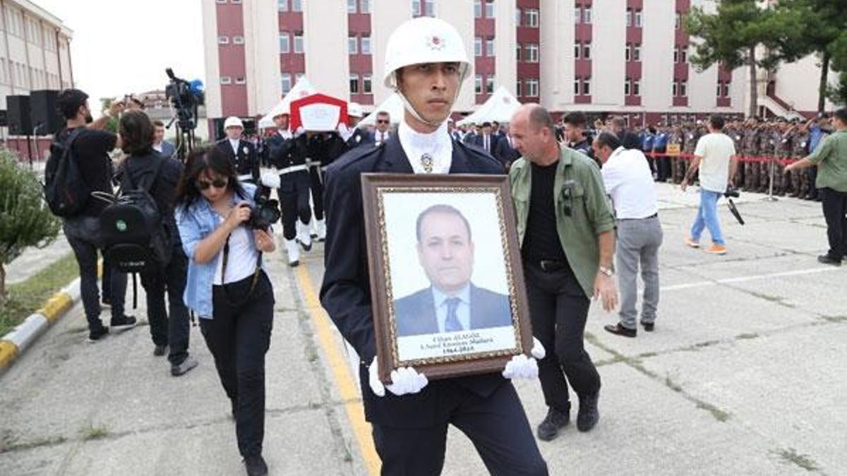 İntihar eden emniyet müdürü için tören
