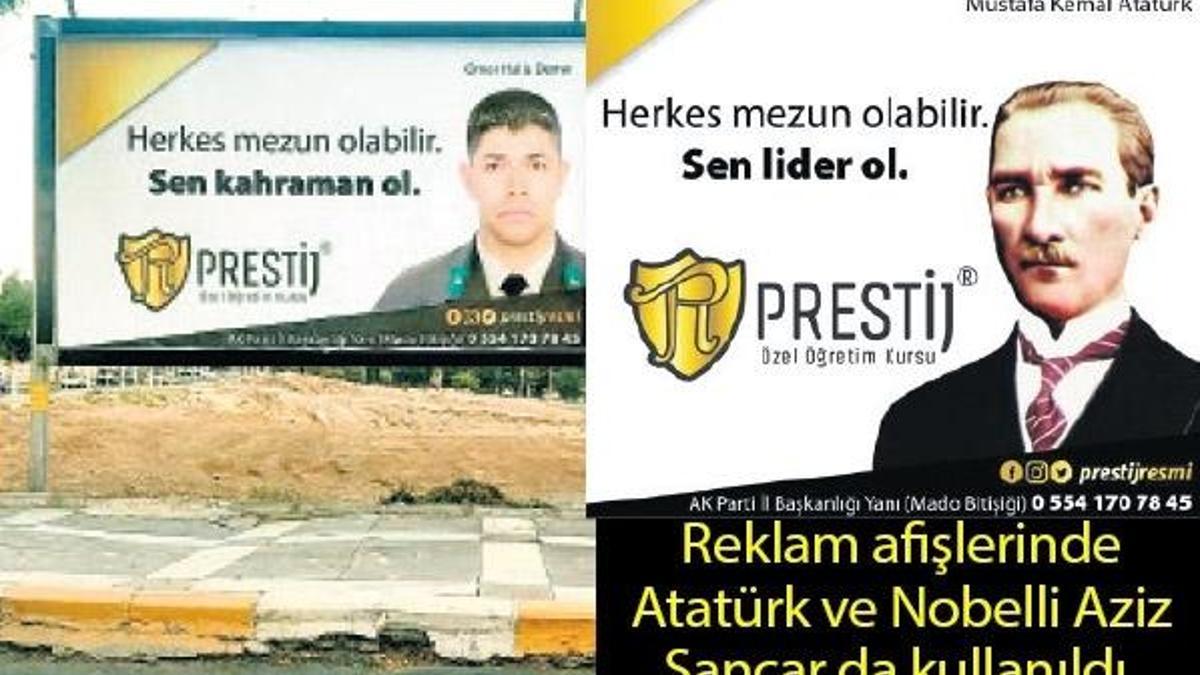 Reklam için şehidi bile istismar ettiler