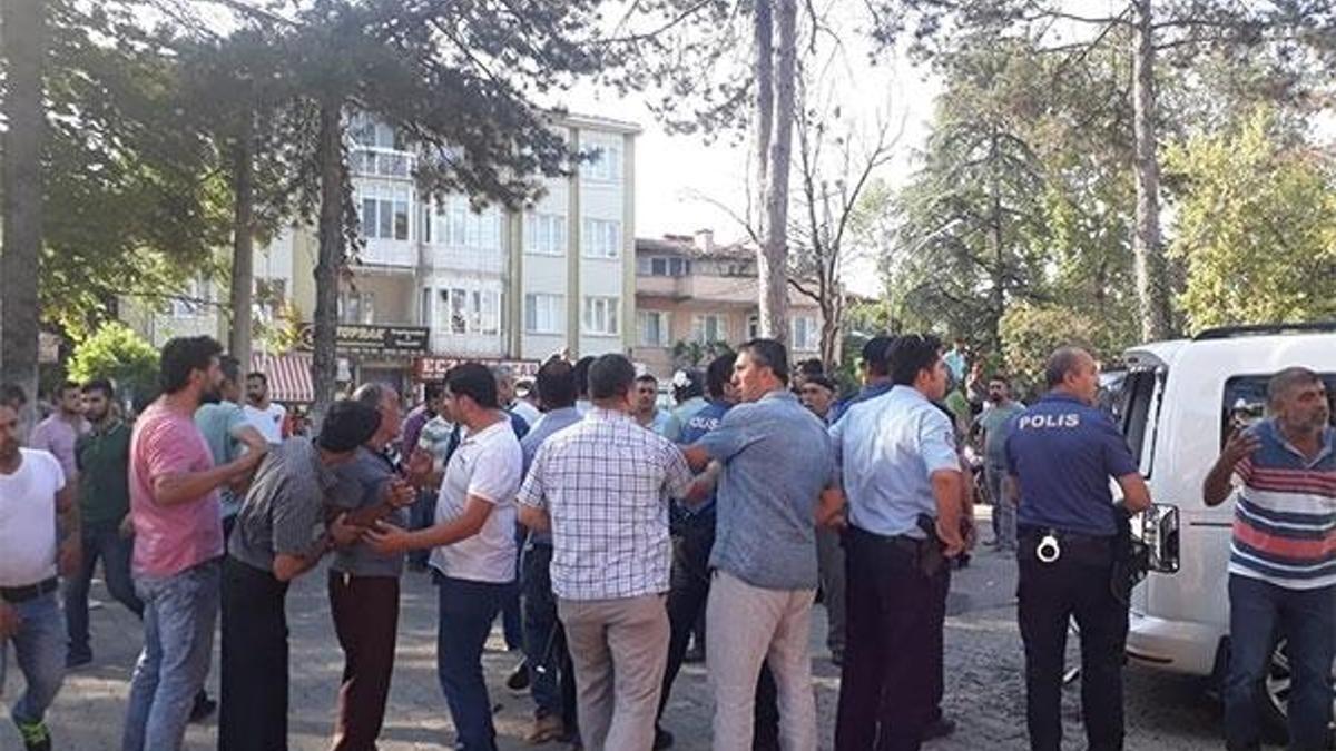 Bursa'da tehlikeli gerginlik! Hastane önünde...