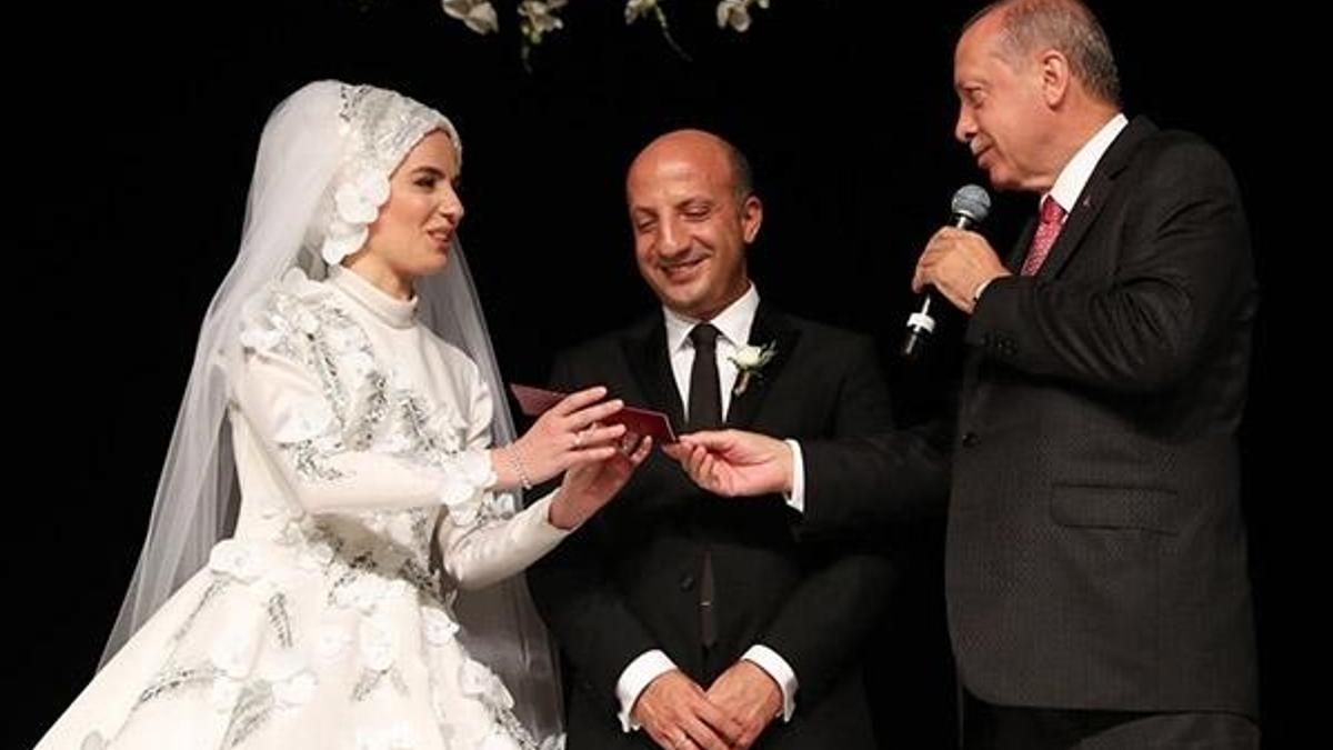 Cumhurbaşkanı Erdoğan ile TBMM Başkanı Yıldırım, düğüne katıldı