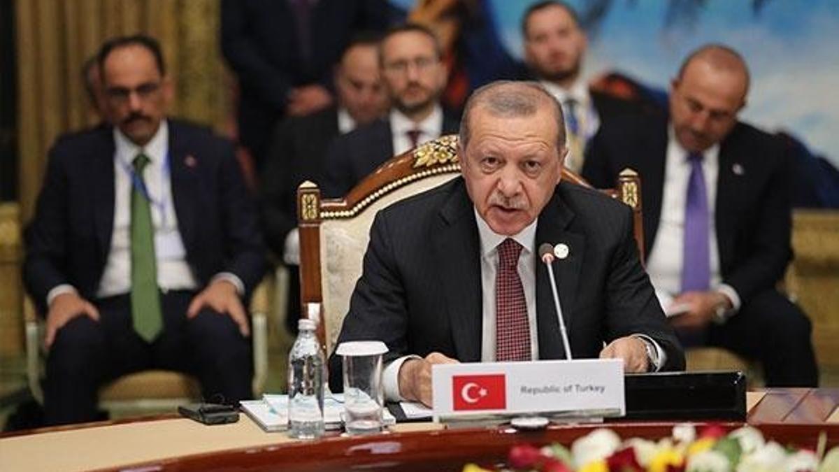 Cumhurbaşkanı Erdoğan Kırgızistan'da...