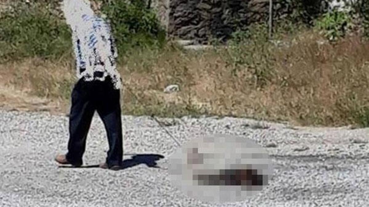 Tüfekle öldürdü, ayağına ip bağlayıp sürükledi...