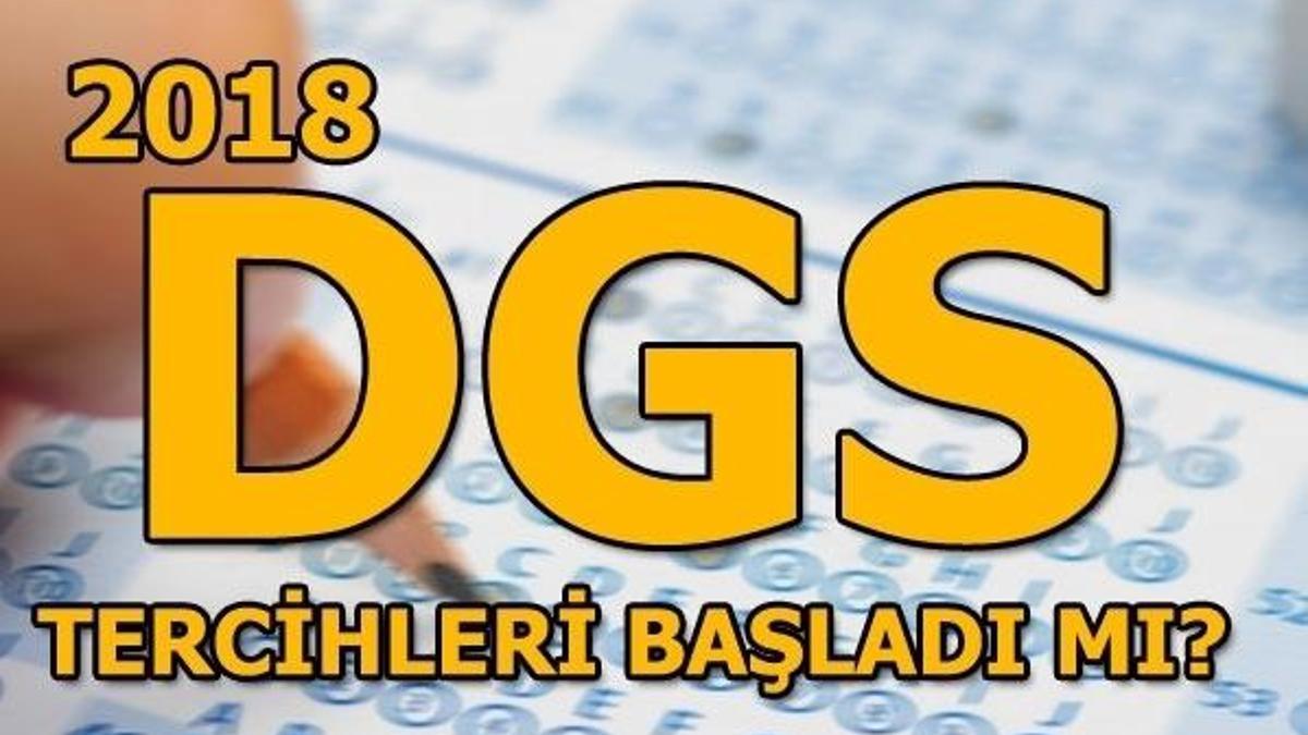 DGS tercihleri yarın başlayacak! 2018 ÖSYM-DGS tercih kılavuzu