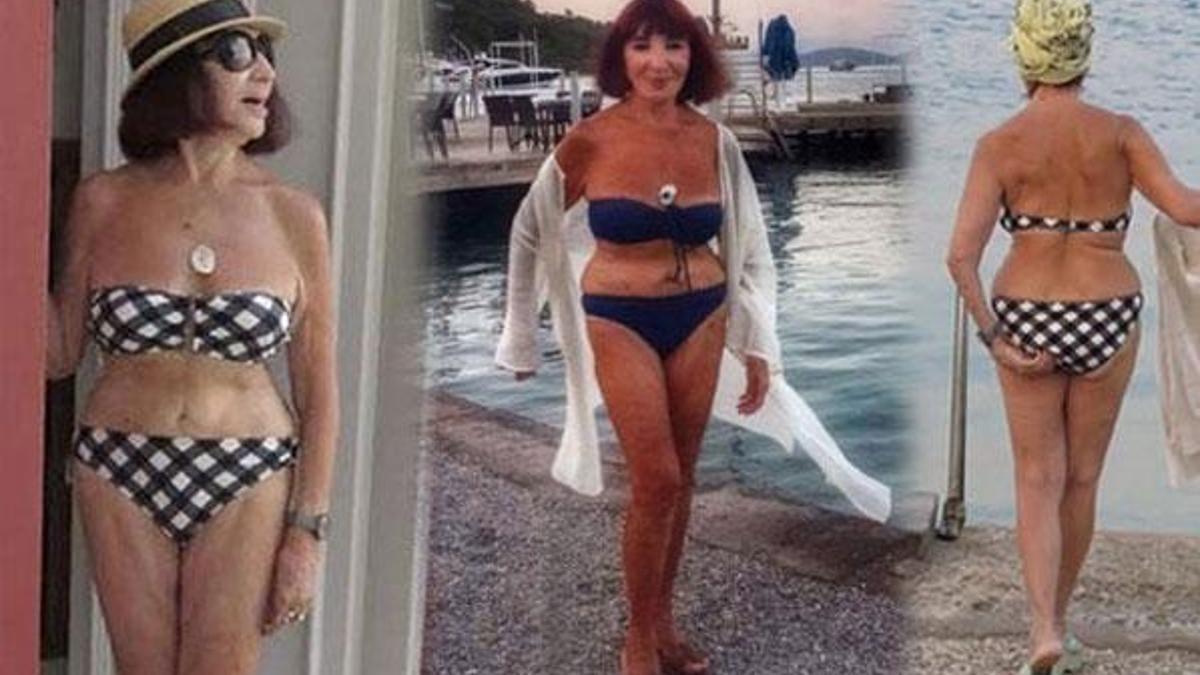 89 yaşında bikinili paylaşım