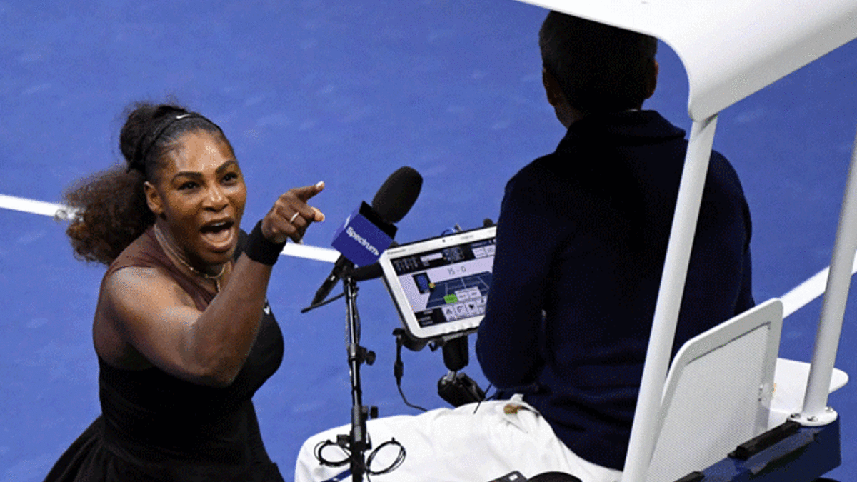 Serena Williams'a 17 bin dolar ceza!