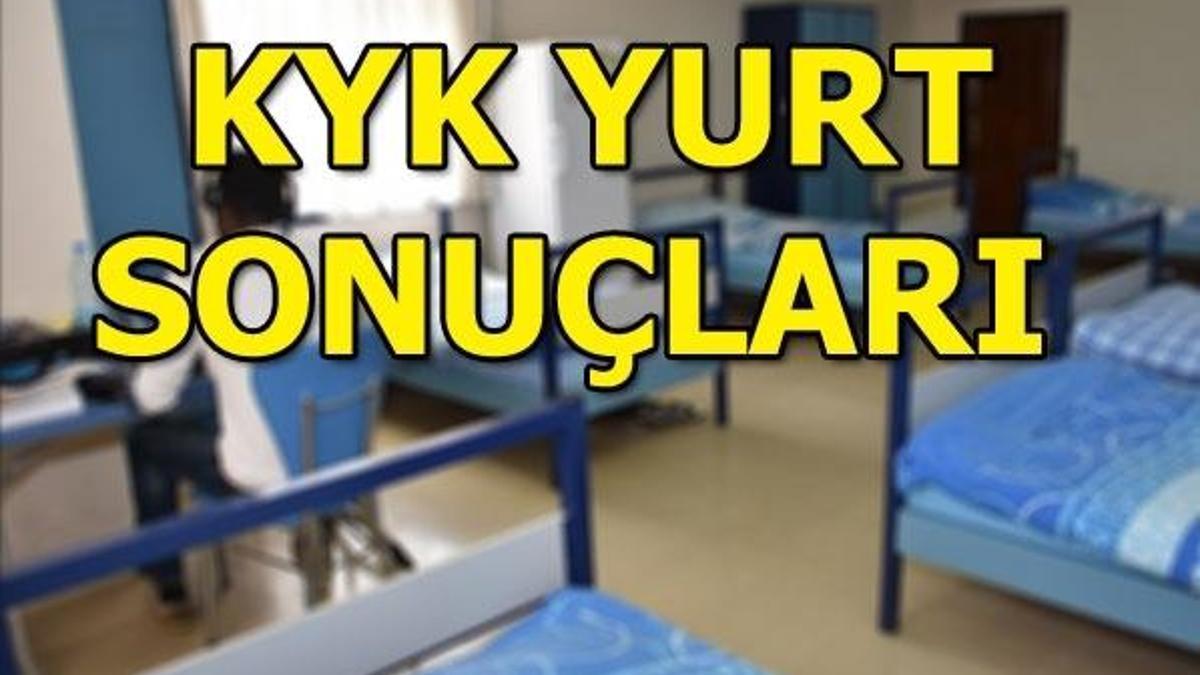 KYK yurt başvuru sonuçları açıklandı mı? KYK burs ve kredi başvuru tarihleri