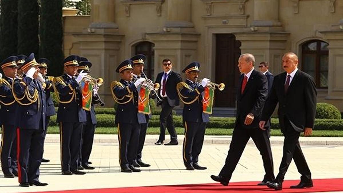Cumhurbaşkanı Erdoğan Azerbaycan'da