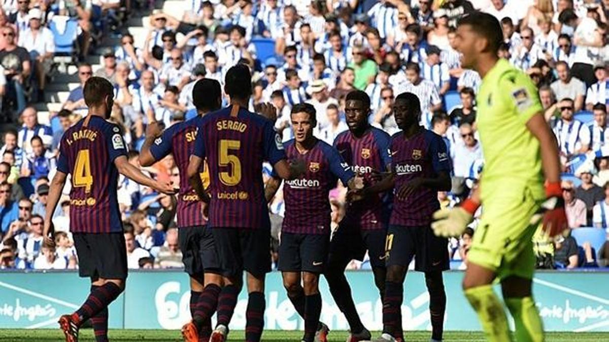 Barcelona'ya üç dakika yetti