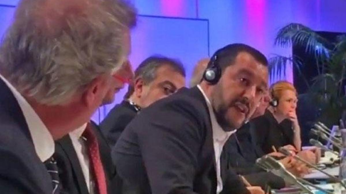 AB toplantısında bakanlar birbirine girdi!
