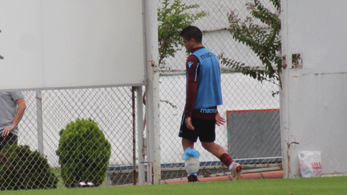 Trabzonspor'da Ibanez sakatlandı!