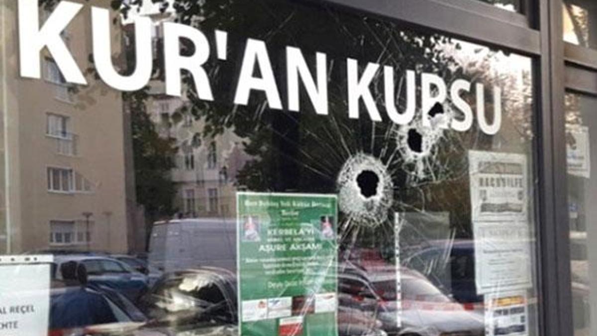 PKK'lılar Almanya'daki Türk Eğitim Derneğine molotof kokteyli ile saldırdı