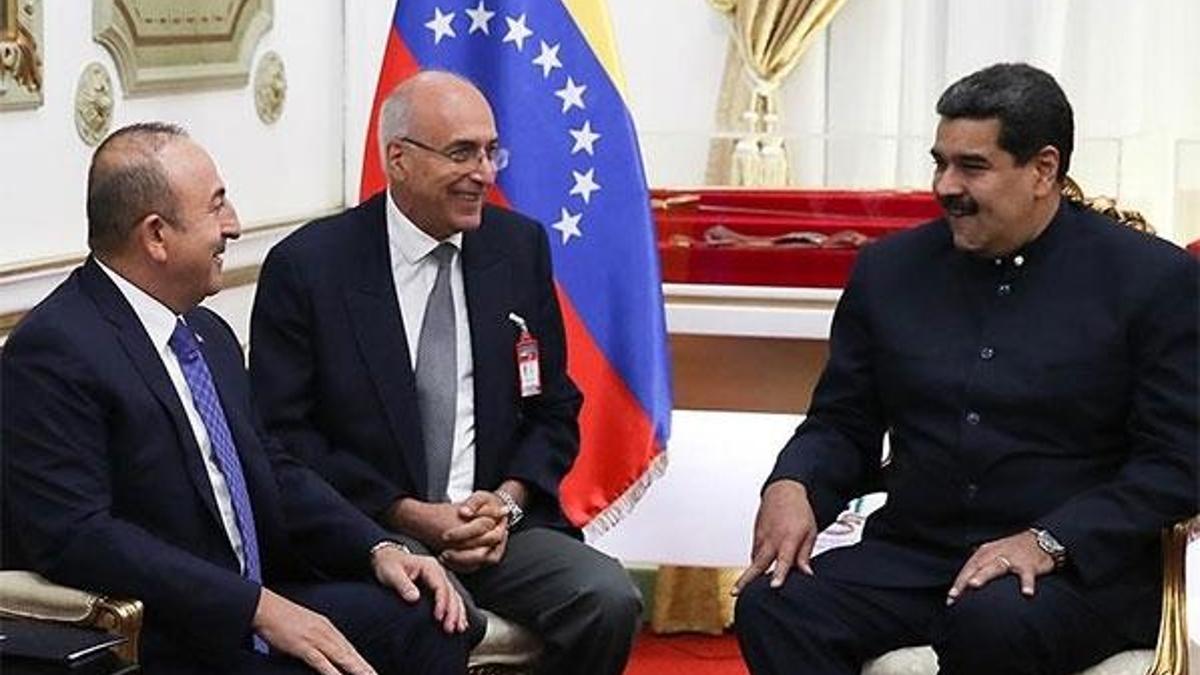 Çavuşoğlu-Maduro görüşmesine Diriliş Ertuğrul damgası