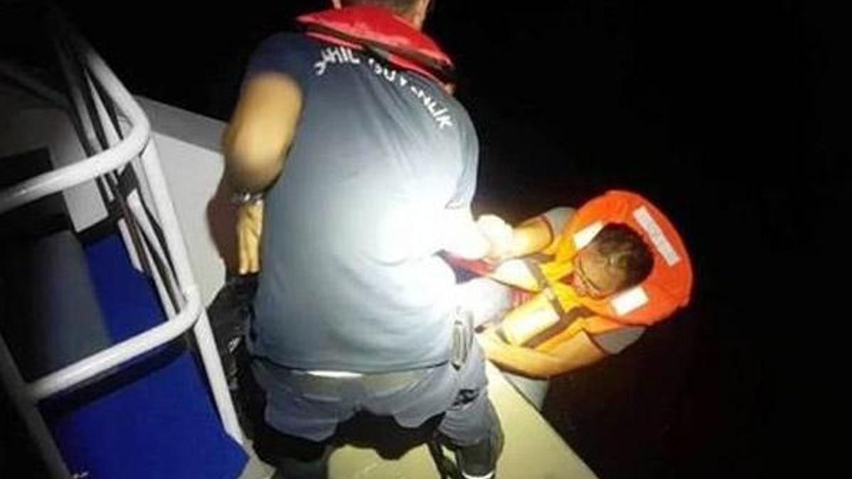 Tek başına Yunanistan’a kaçarken yakalandı