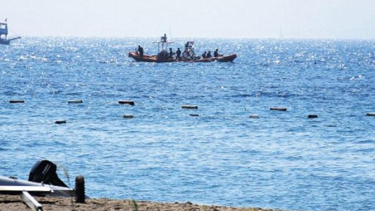 Bodrum’da kaçak teknesi battı!