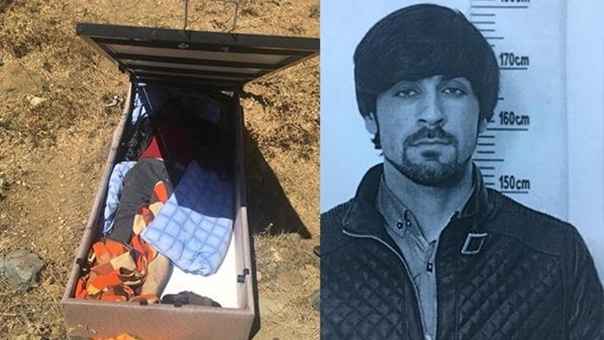 Öldürülen gencin cesedinin ranza içerisinde binadan çıkarılması kamerada
