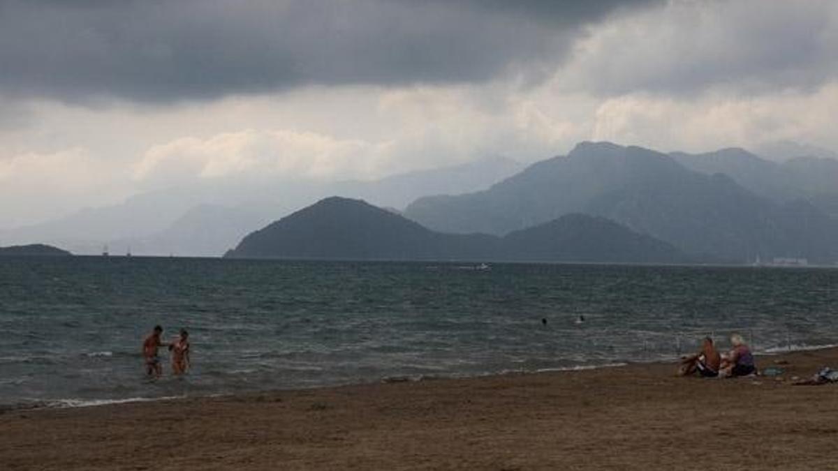 Fırtına öncesi deniz keyfi