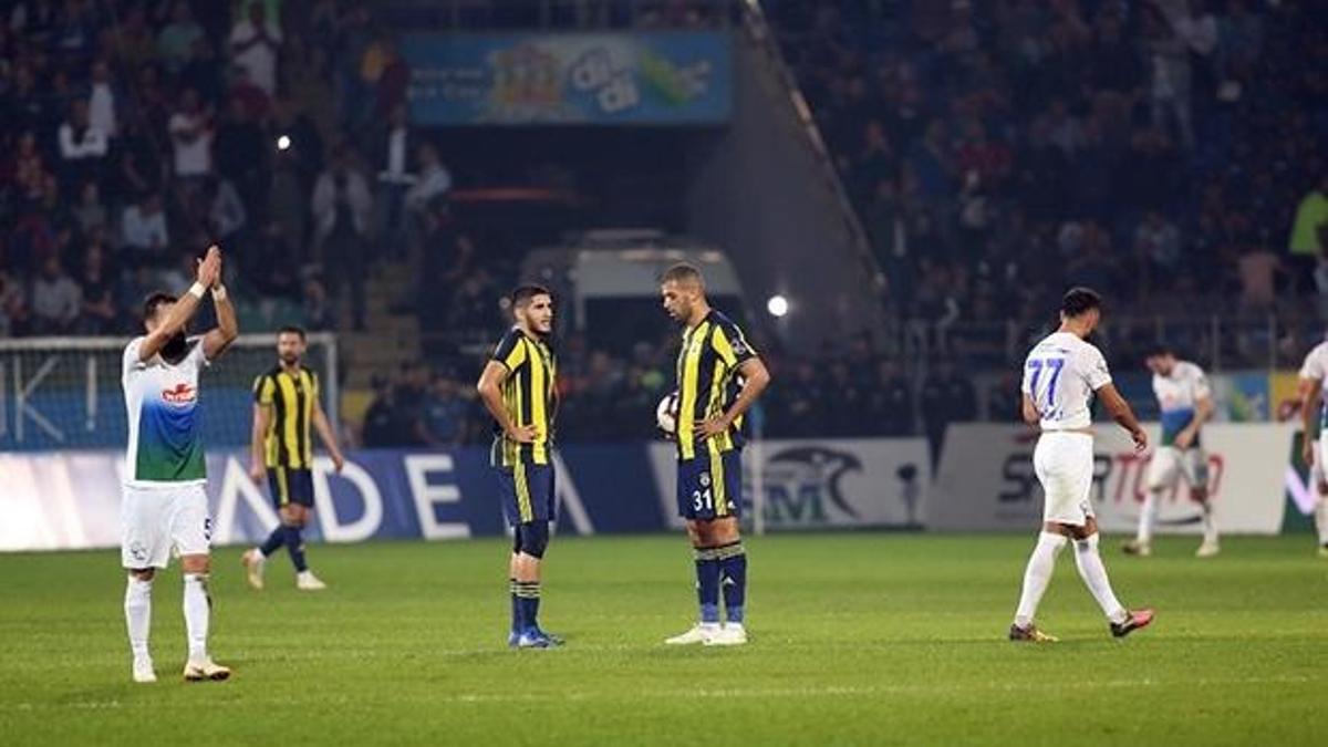 Fenerbahçe Rize'de dağıldı! Erimeye devam ediyor...
