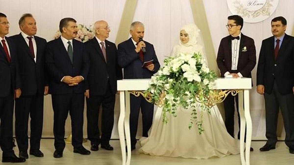 TBMM Başkanı Yıldırım, nikah şahidi oldu