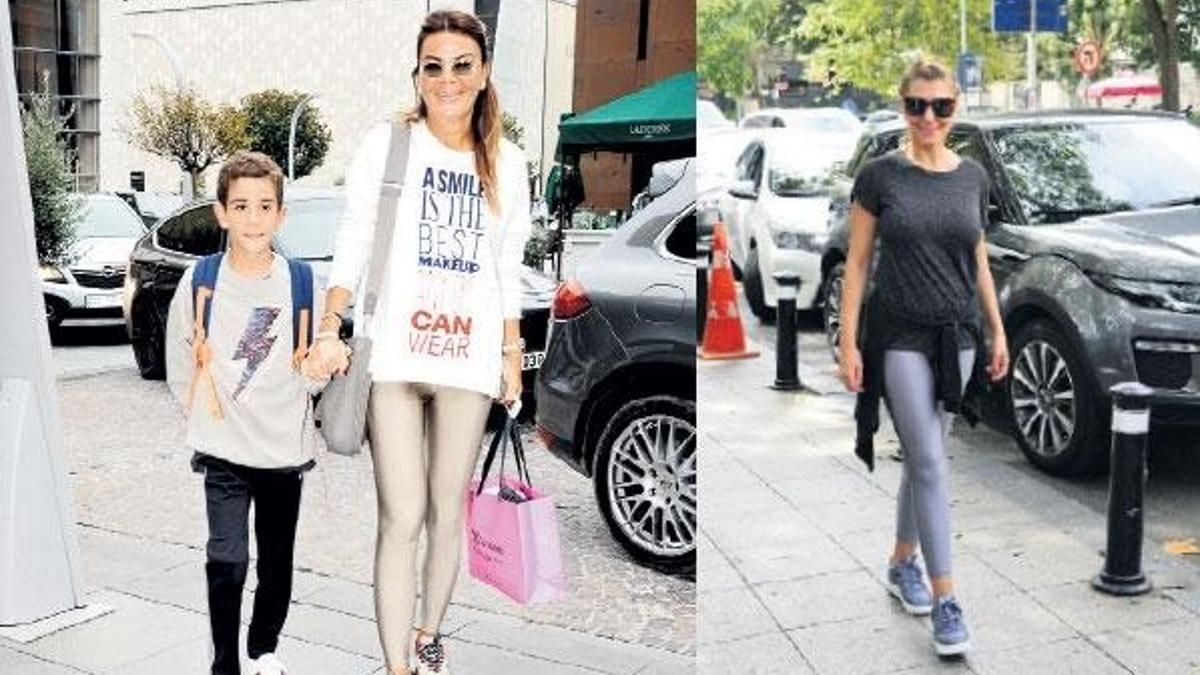 Parlak tayt modası