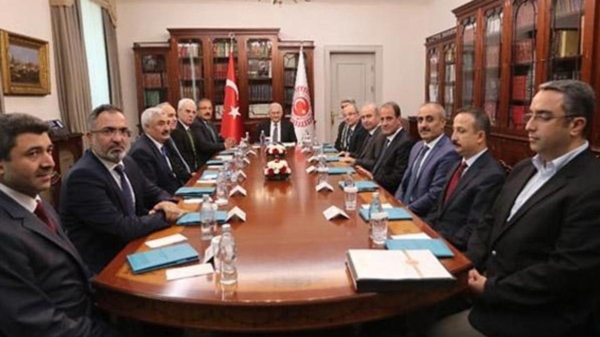 TBMM Başkanı Yıldırım HSK üyelerini kabul etti