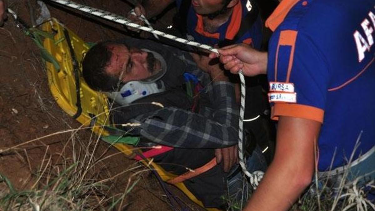 Tuvaletini yaparken uçurumdan düştü!